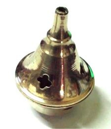 " Raeucherkegelbrenner h 6 cm Ø 4 cm € 9,- "